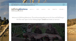 Desktop Screenshot of catfishingadventures.co.uk